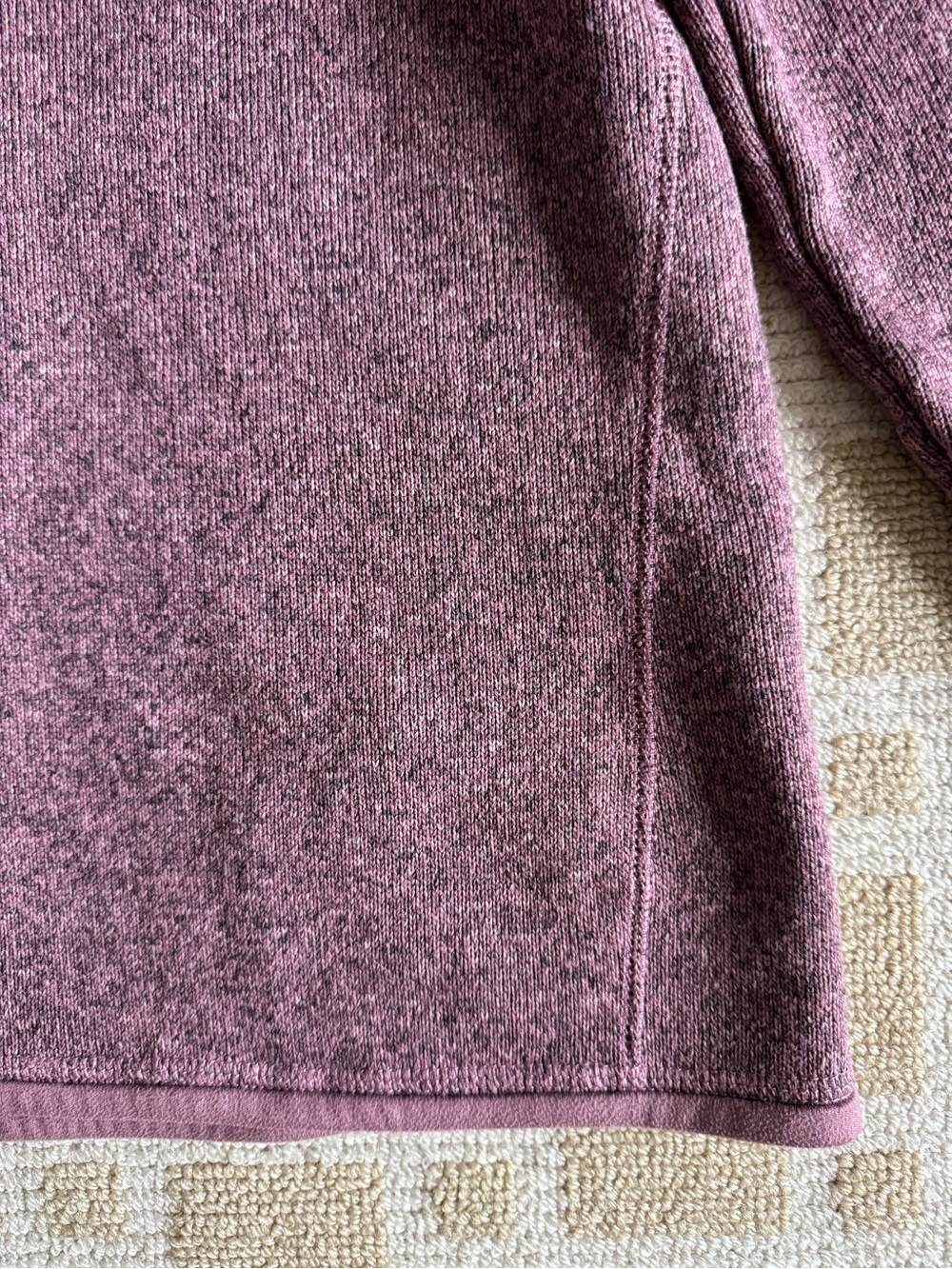 Patagonia Better Sweater 1/4 Zip Fleece Pullover Sweatshirt Light Violet Medium - Picture 17 of 17